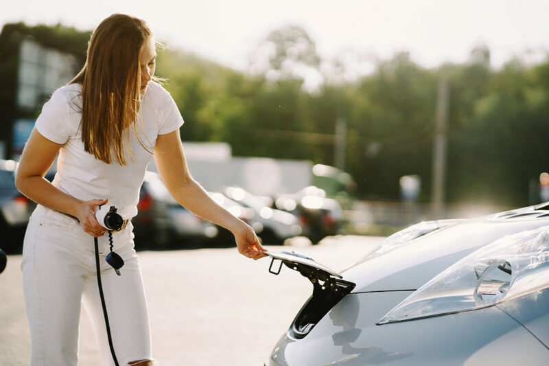 Plugging in an electric vehicle