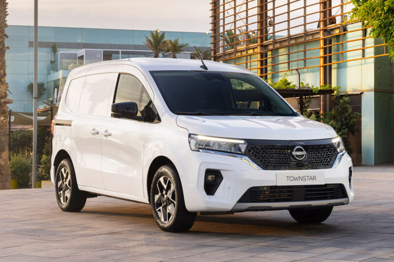The new electric Nissan Townstar Van