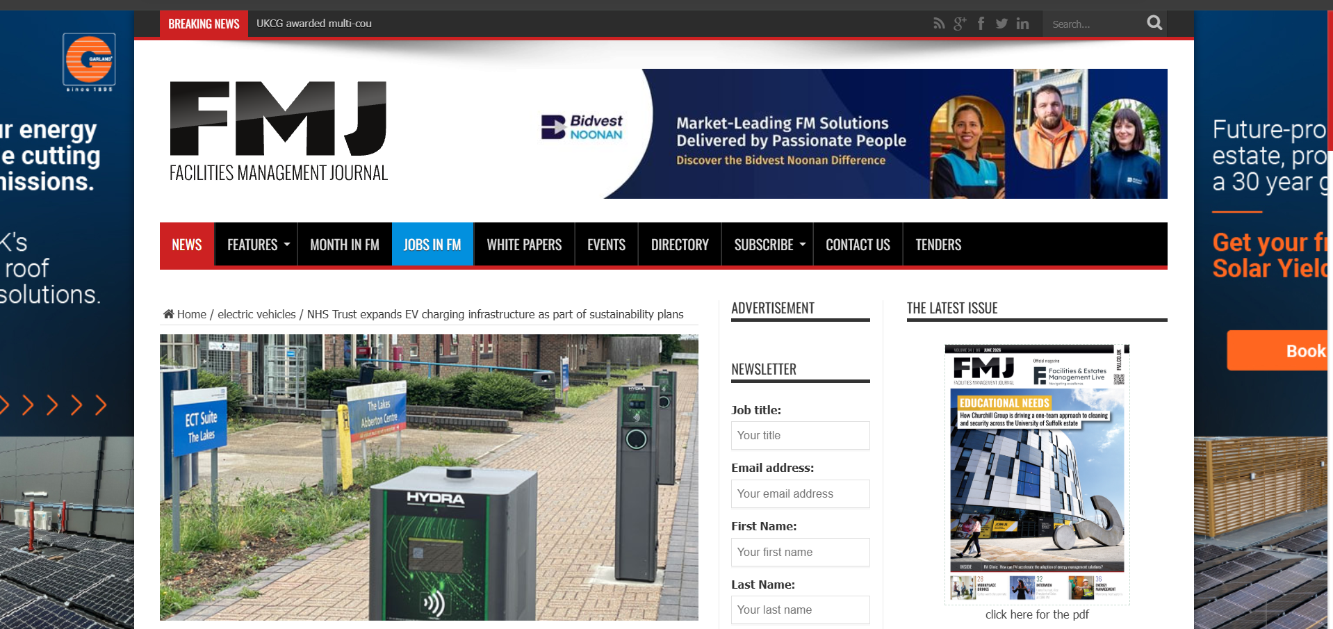 Facilities Management Journal article