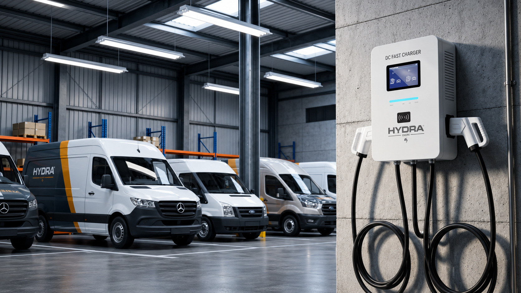 Hydra Dion - 3 models: 20kW single, 30kW single, 40kW (2 x 20kW) Dual