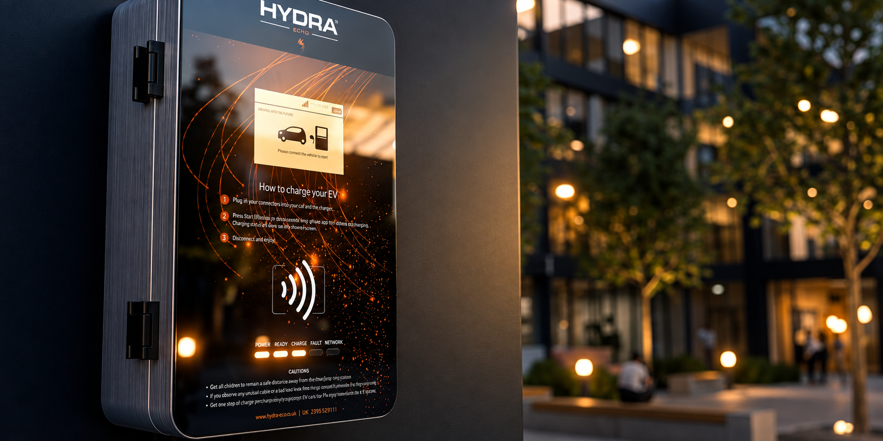Hydra Echo - Advanced, high quality, smart commercial charger.